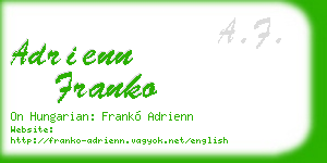 adrienn franko business card